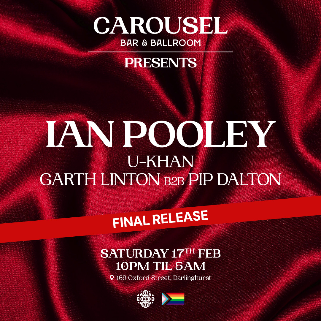 Carousel Presents Ian Pooley - Saturday 17th February FINAL RELEASE ...